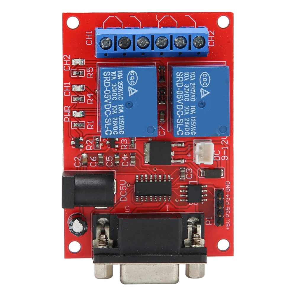 Relay Module 4A Serial Port Control 2Channel Capacitor Filter SingleChip Controller SR10