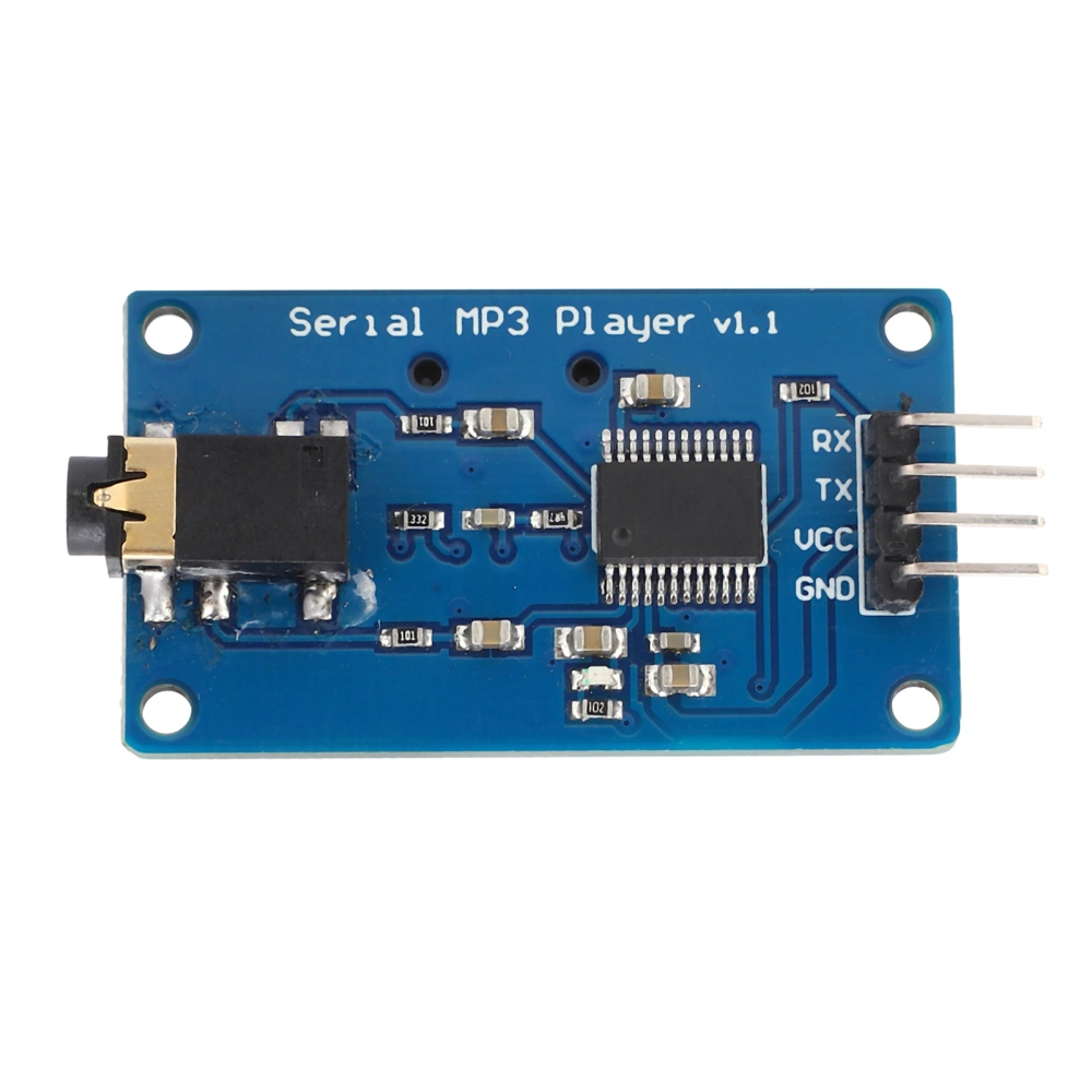 Serial MP3 Player Module Support WAV Electronic Accessories with Adjustable Volume