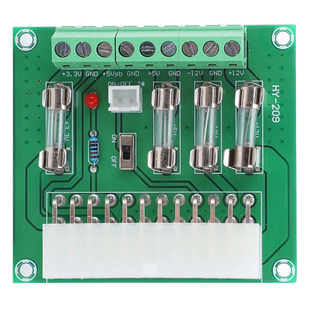 ATX Power Board Computer Supply Adapter Module 20Pin 24Pin for Computer Benchtop Desktop