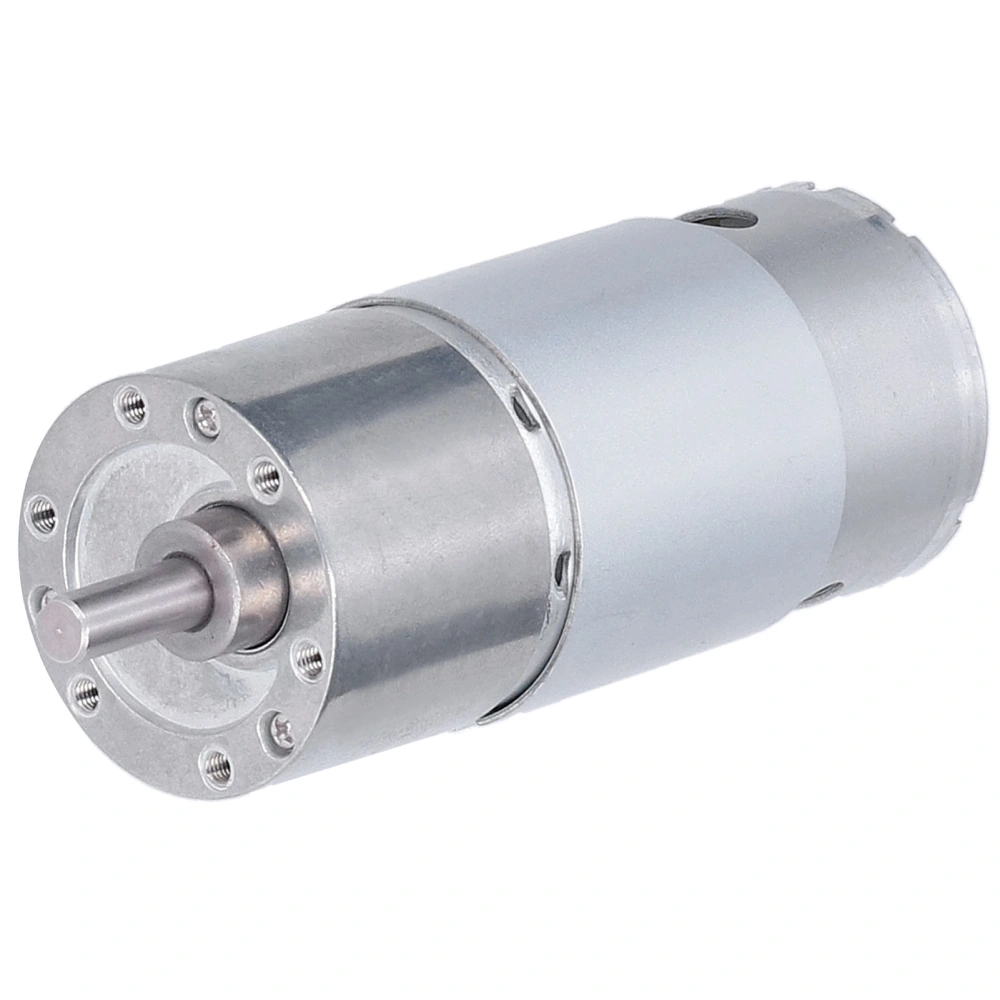 Gear Motor Aluminum Alloy High Torsion Speed Reduction Transmission Accessories JGB37‑550 12V 100PRM