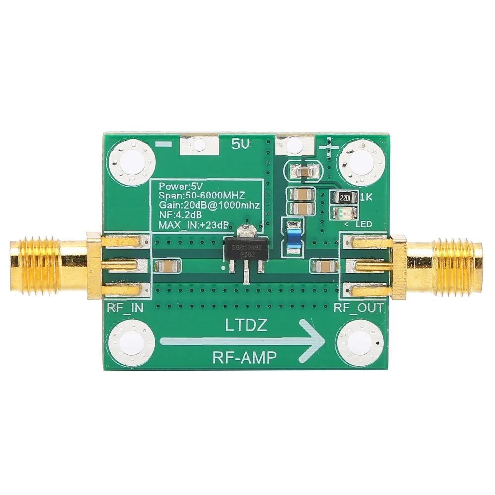 50M‑6000Mhz SBB5089 RF Power Amplifier Module 20dB Gain RF Amplifiers Module Board