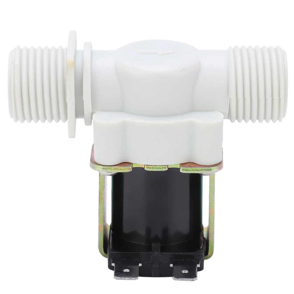 Solenoid Valve G1/2 Threaded Normal Closed Inlet Brass Nylon Industrial Control Parts DC24V