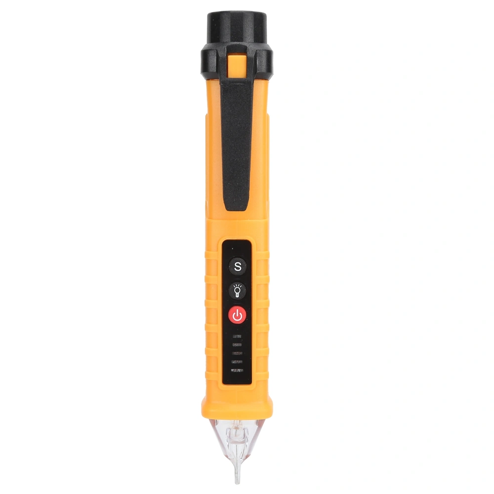 Digital Test Pencil Induction Electric Voltage Detector with Sound Light Alarm 12‑1000VAccuracy