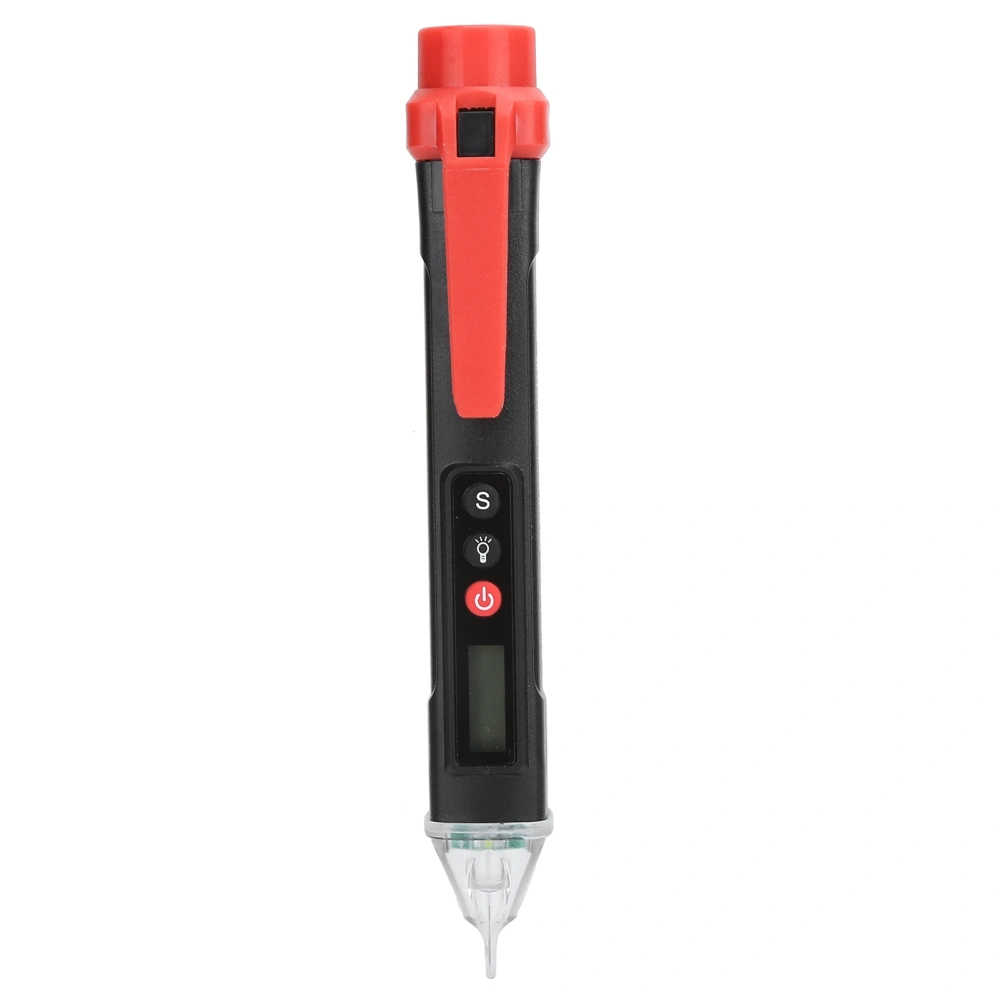 Digital Test Pencil Induction Electric Voltage Detector with Sound Light Alarm 12‑1000VDigital Display