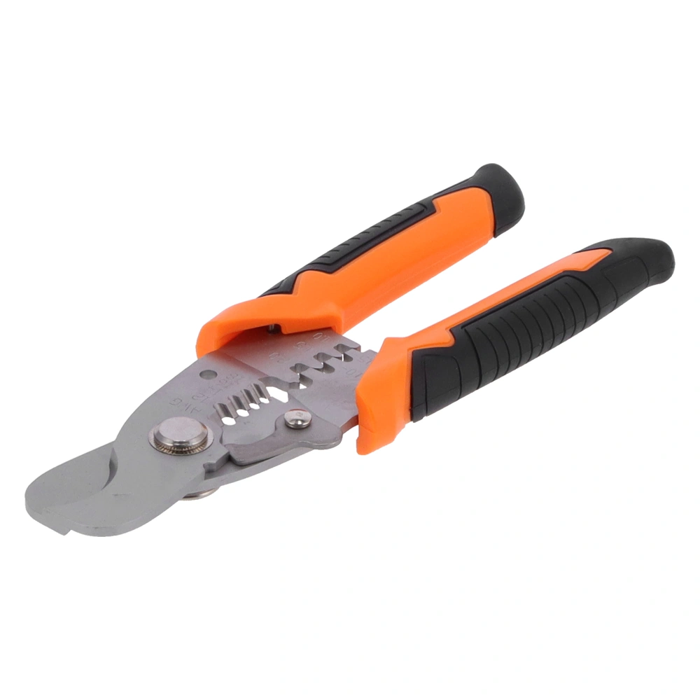 175mm / 6.9in Cable Crimping Tool Electrician Cable Wire Cutter Scissors Crimping Wire Stripper Shears