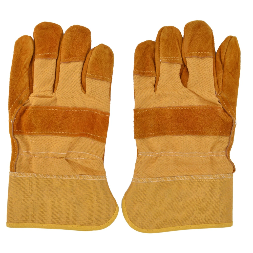 RTD1525 Welding Gloves 10.5in/26.7cm Cowhide Leather for Smelting Industry Cutting Polishing