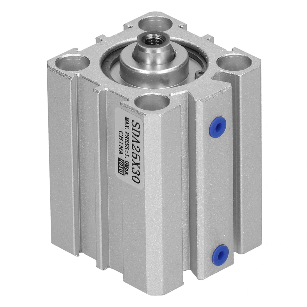 Air Cylinder Aluminum Thin Double Acting Pneumatic Components Accessories Bore 25mmSDA25x30