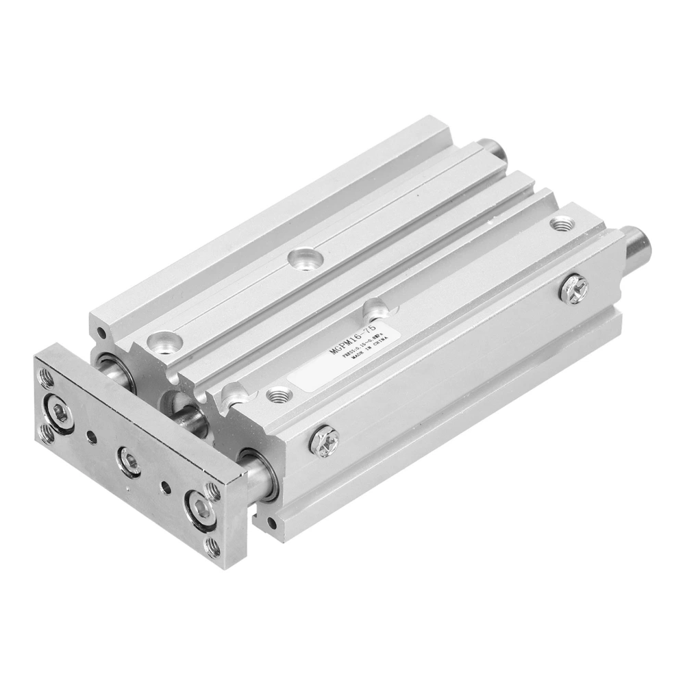 Pneumatic Air Cylinder with 3 Guide Rod for SMC Type Aluminium Alloy Hardware MGPM16X75