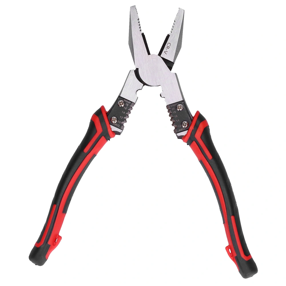 Industrial Crimping Pliers Terminal Wire Crimper Plier Electrical Wire Stripper Cutting Pliers8in / 20.32cm