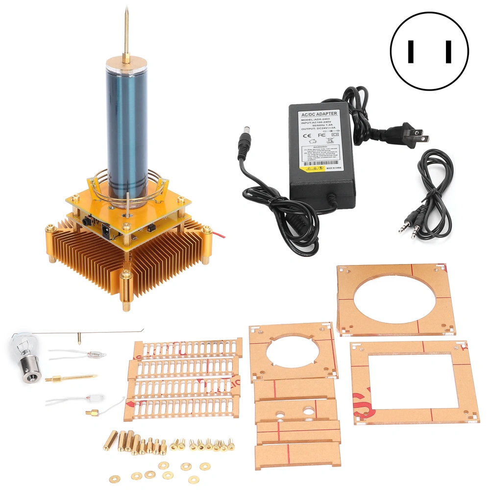 Music Coil Set Wireless Transmission Arc Industrial Supplies for DIY Model AC110-240VUS Plug