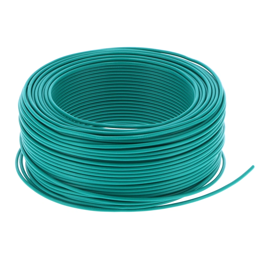 BVV‑1x1 Conductor Wire PVC Coated 7 Core Insulated Electrical Wire 100m / 328.1ft AC300V Green