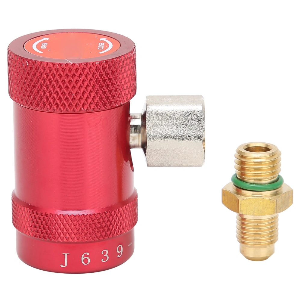 Car A/C Quick Adapter High Pressure Fluoride Liquid Filling Couplers Connectors Kit HS-1234YF