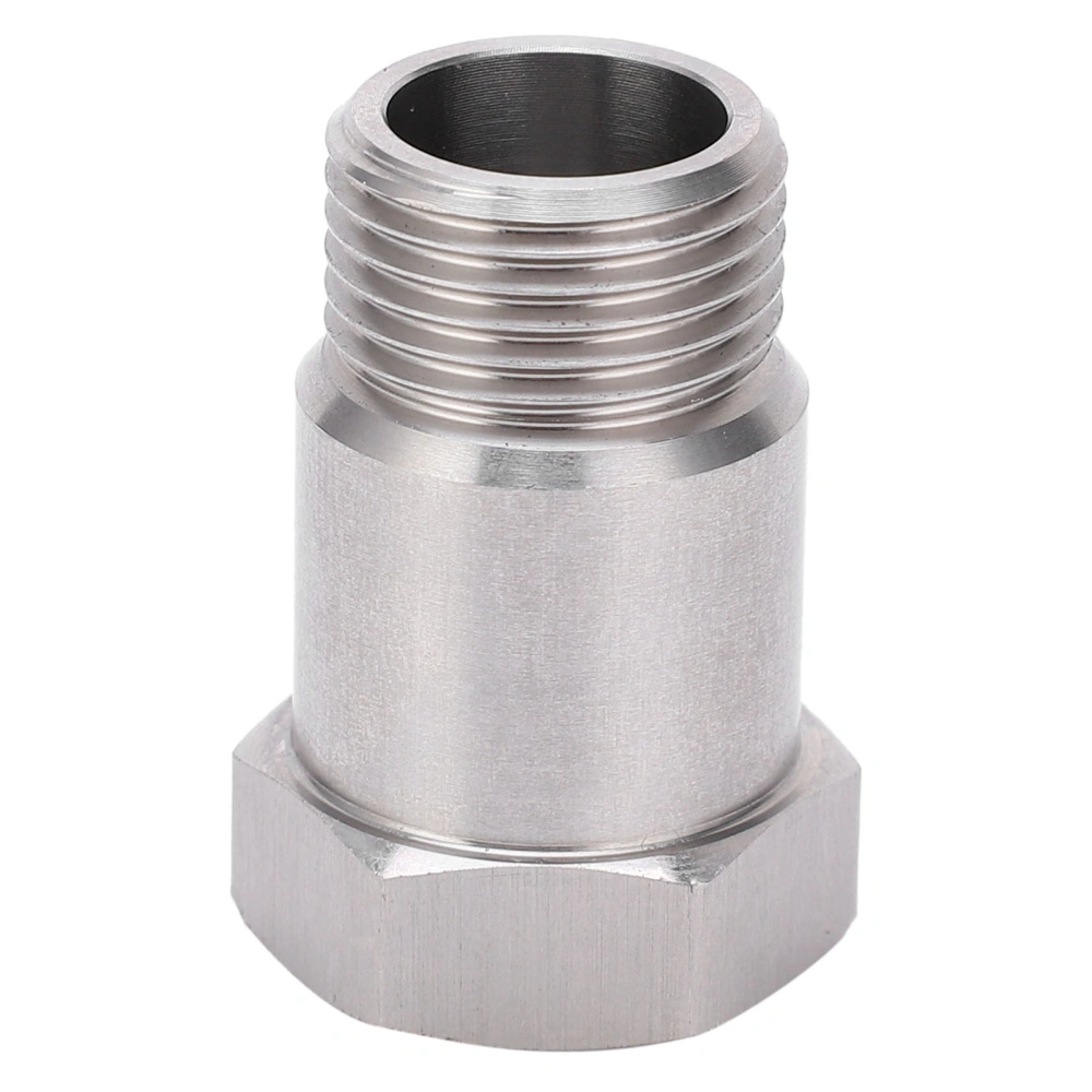 Oxygen Sensor Extension Extender Adapter Spacer M18x1.5mm 304 Stainless Steel Mechanical Equipment