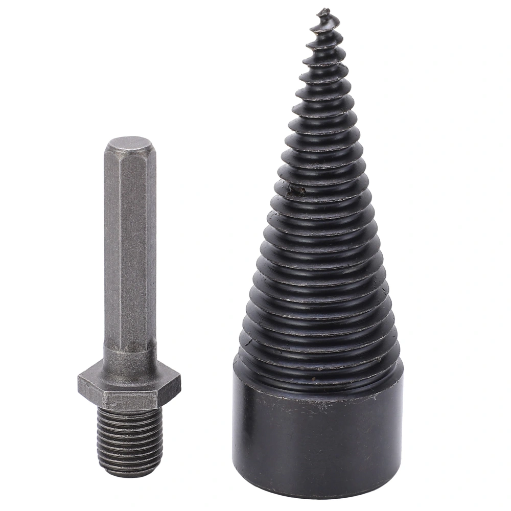 32mm Drill Bit Wood Splitter Driver Screw Tool HighSpeed Steel for Electric Hammer(Hexagon Handle )