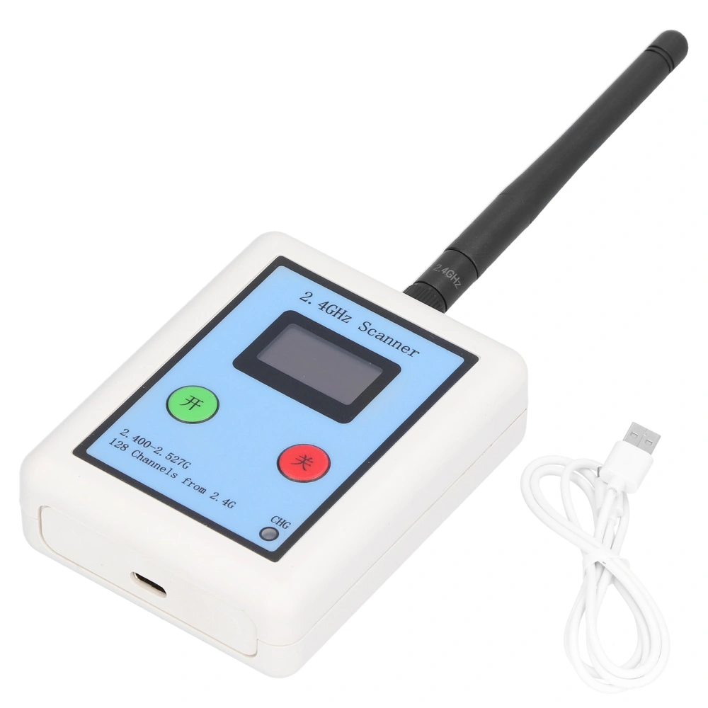 Simple Spectrum Analyzer A Type 2.4G Frequency Handheld Mini with Battery Antenna USB Cable