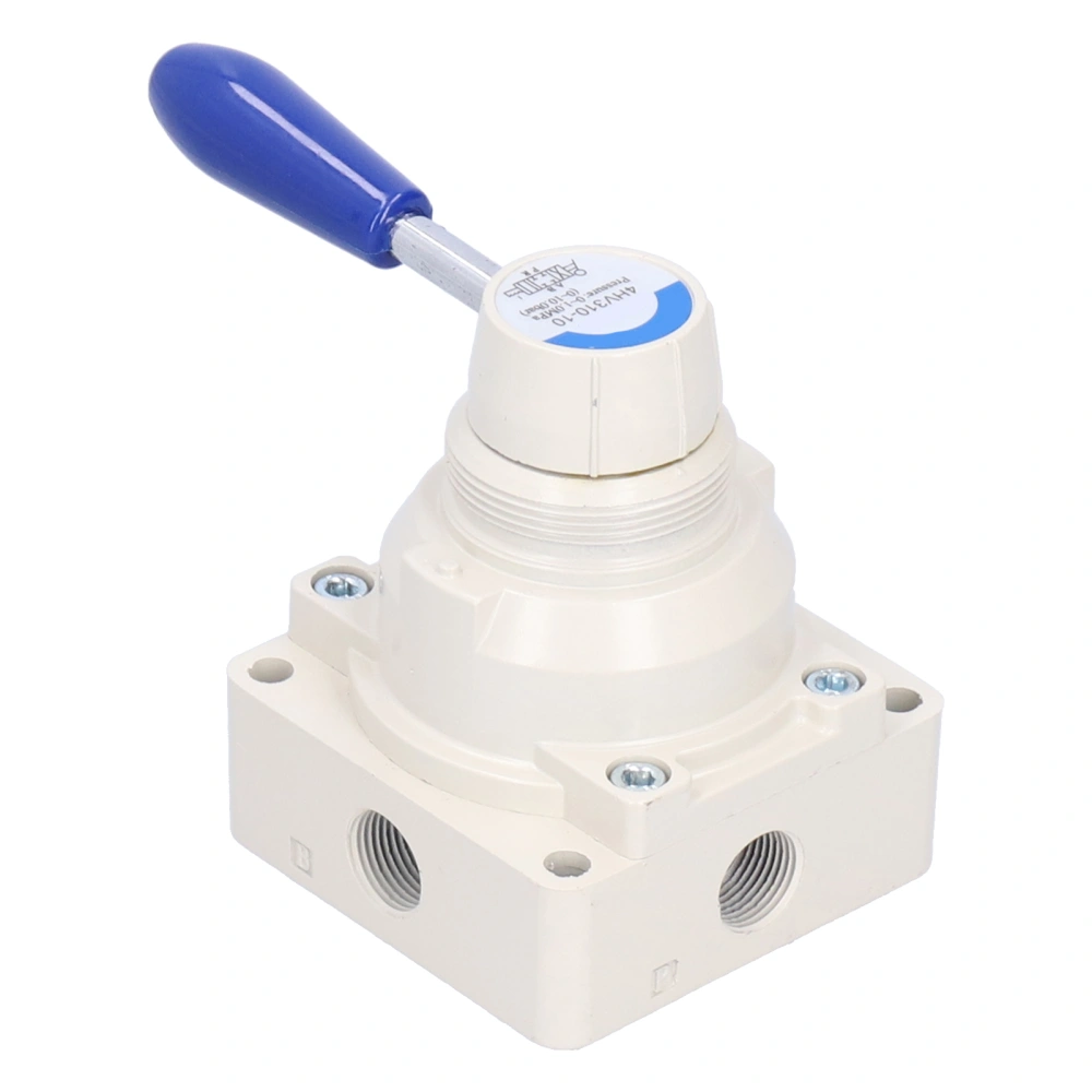 Air Hand Valve Pneumatic Rotary Lever Flow Control 3 Position 4 Way Equipment 4HV310‑10