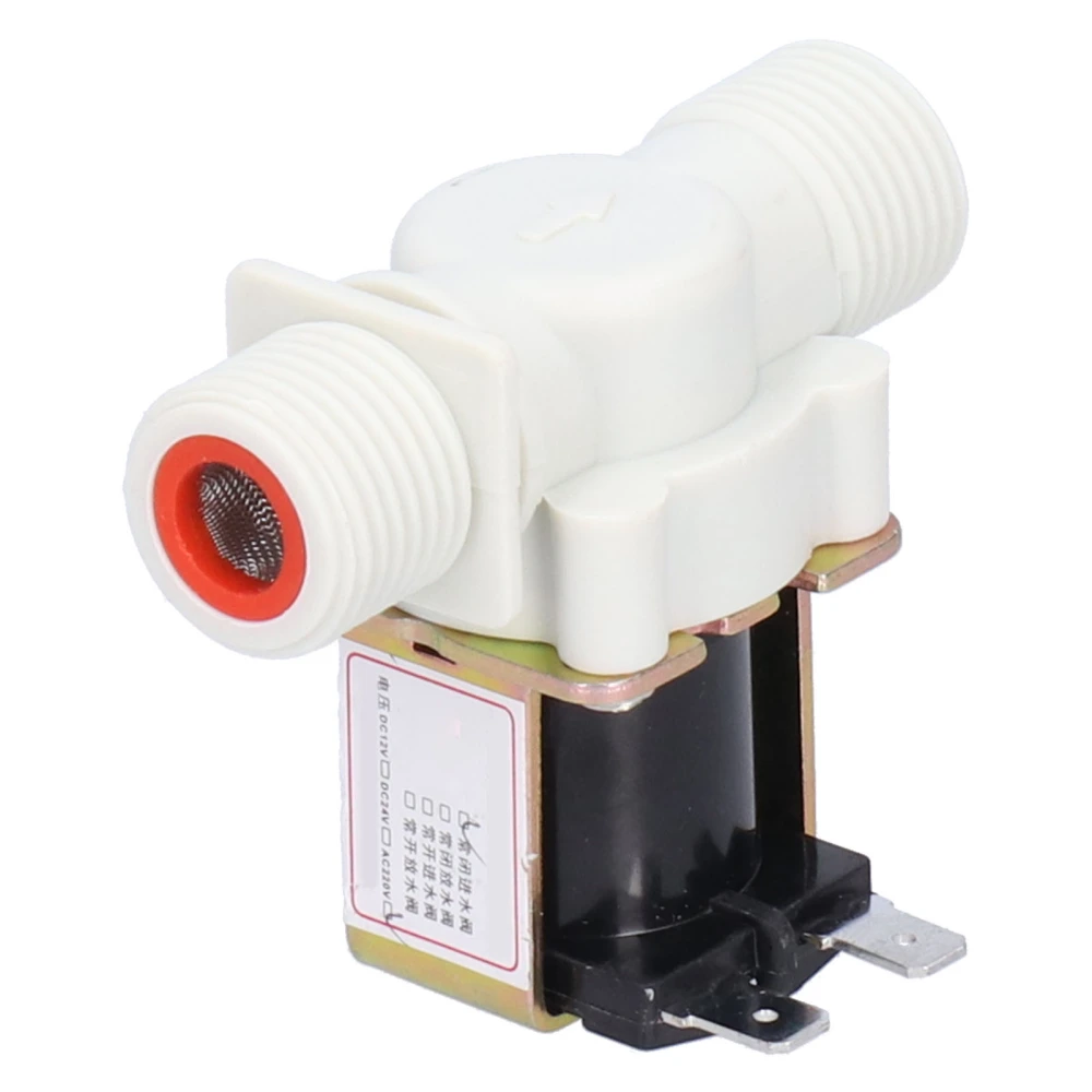 G1/2 Electric Solenoid Valve Drinking Fountain Water Inlet Normally Closed AC220V FPDJ‑23