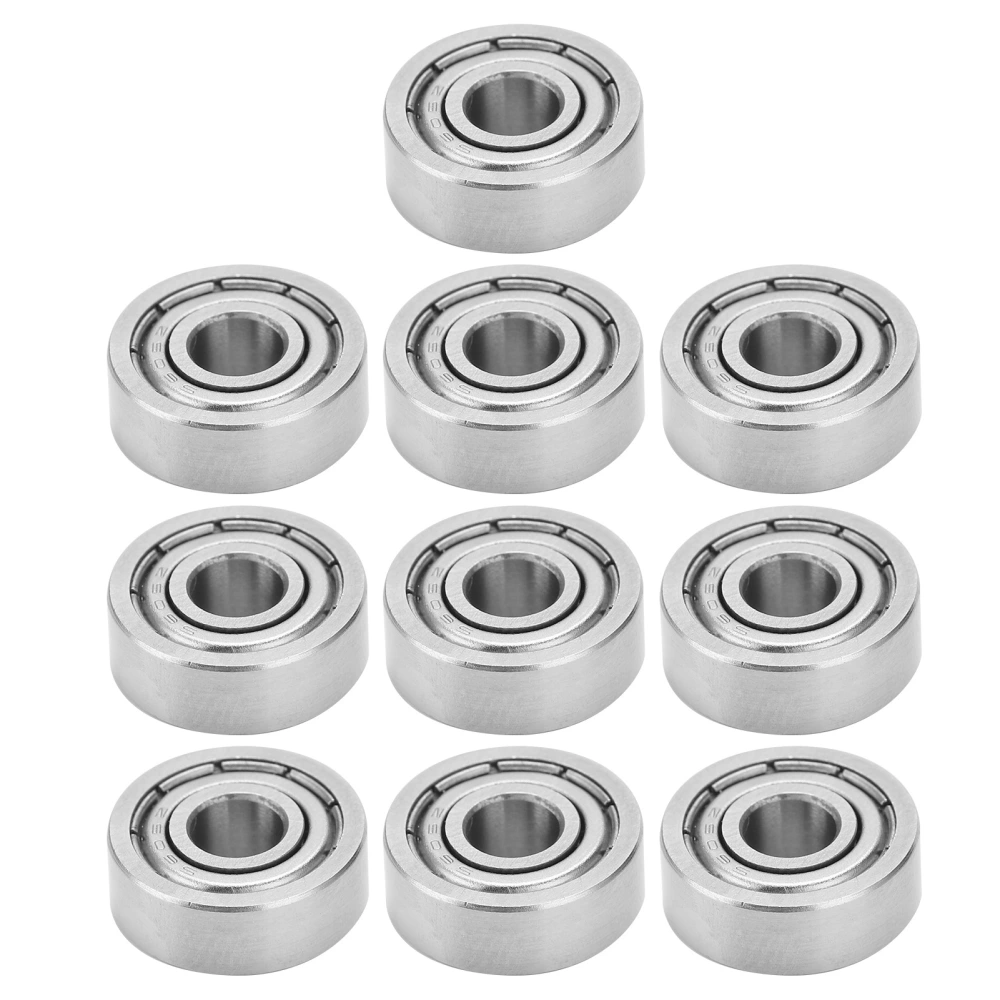 10Pcs Miniature Bearing High Speed Rolling Stainless Steel Mechanical Parts Replacement S605Z