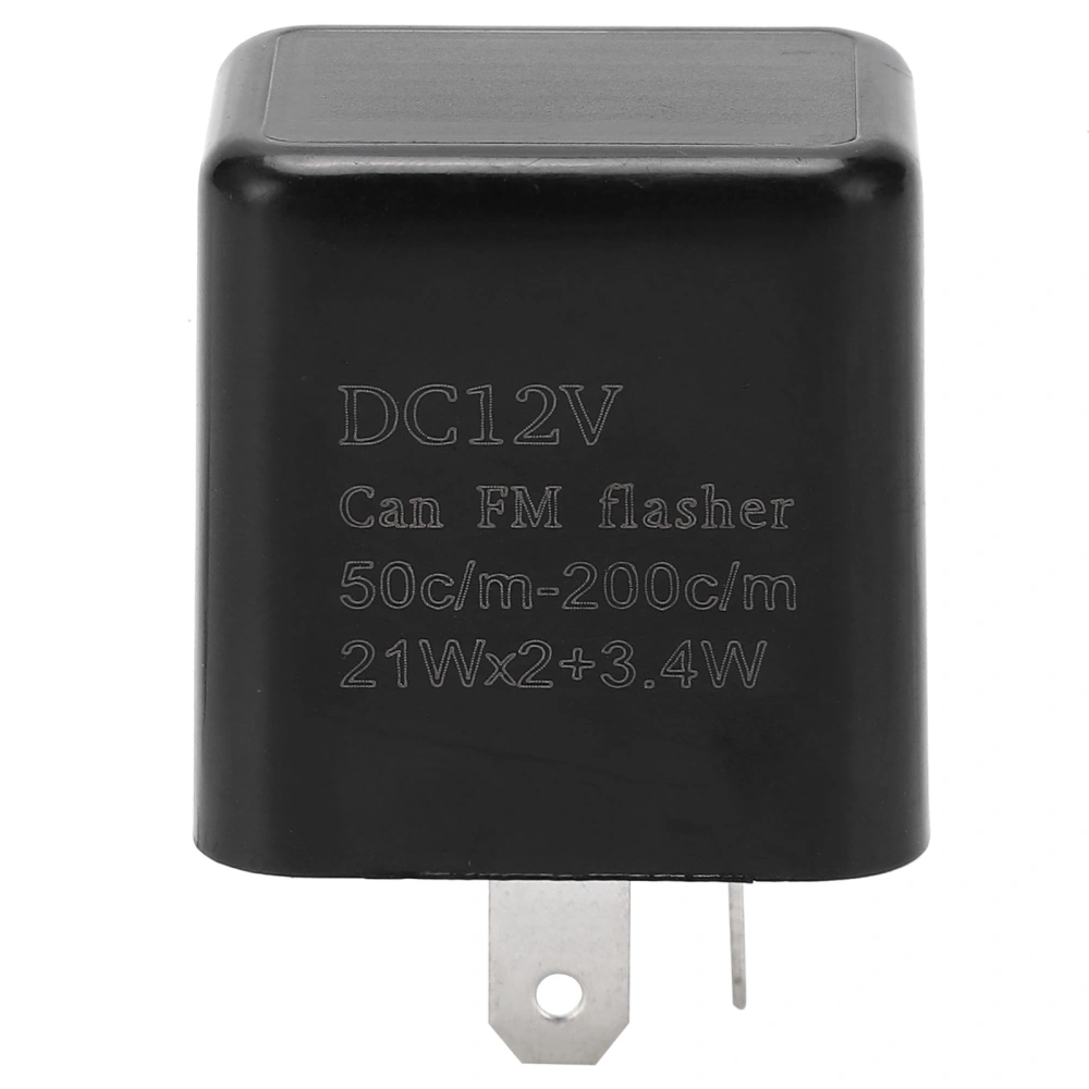 LED Flash Relay Car Motorcycle High Power 3‑Speed Adjustable Turn Signal Flasher DC 12V