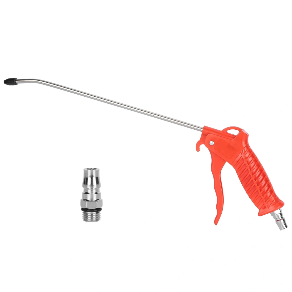 Air Blow Gun Dust Cleaning Adjustable High Pressure Copper Core Tool Accessory with Nozzle Red