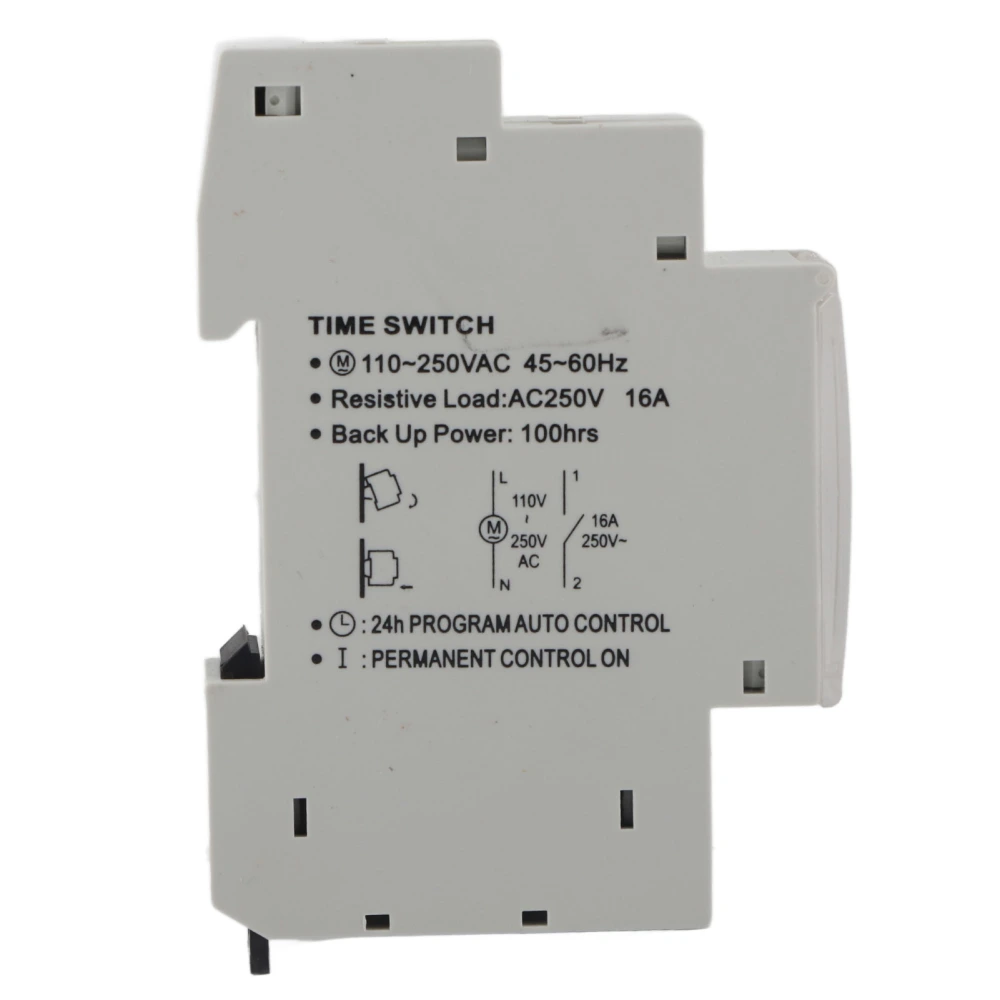 SUL180 24‑Hour Time Switch High Accuracy Automatic Timer Switch with Indicator Light 110‑