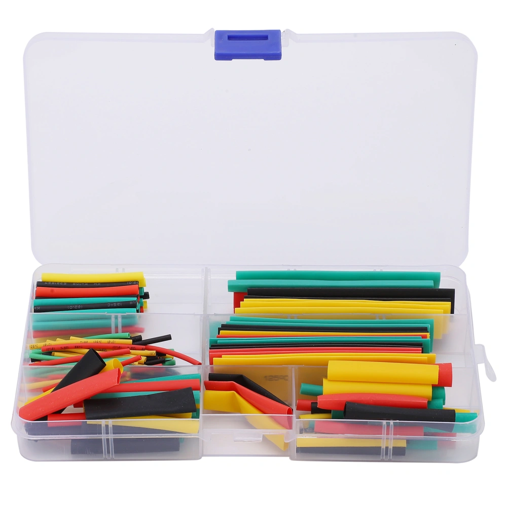 164pcs Heat Shrink Tubing Sleeving 2:1 Ratio Insulation Electrical Wire Cable Wrap Assortment