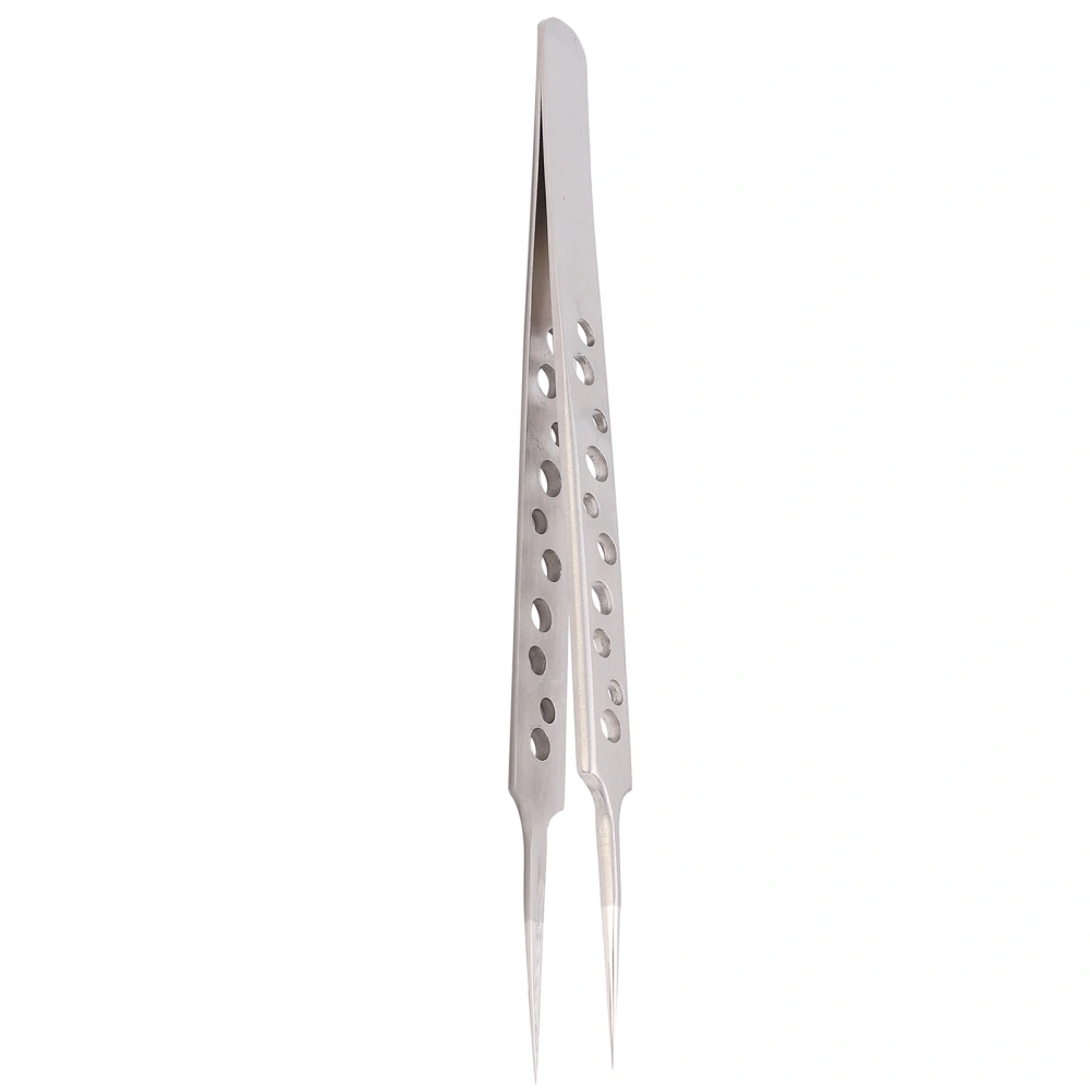 AntiStatic Stainless Steel Tweezers Hardened Tweezers for Laboratory Work Jewelry Repairing