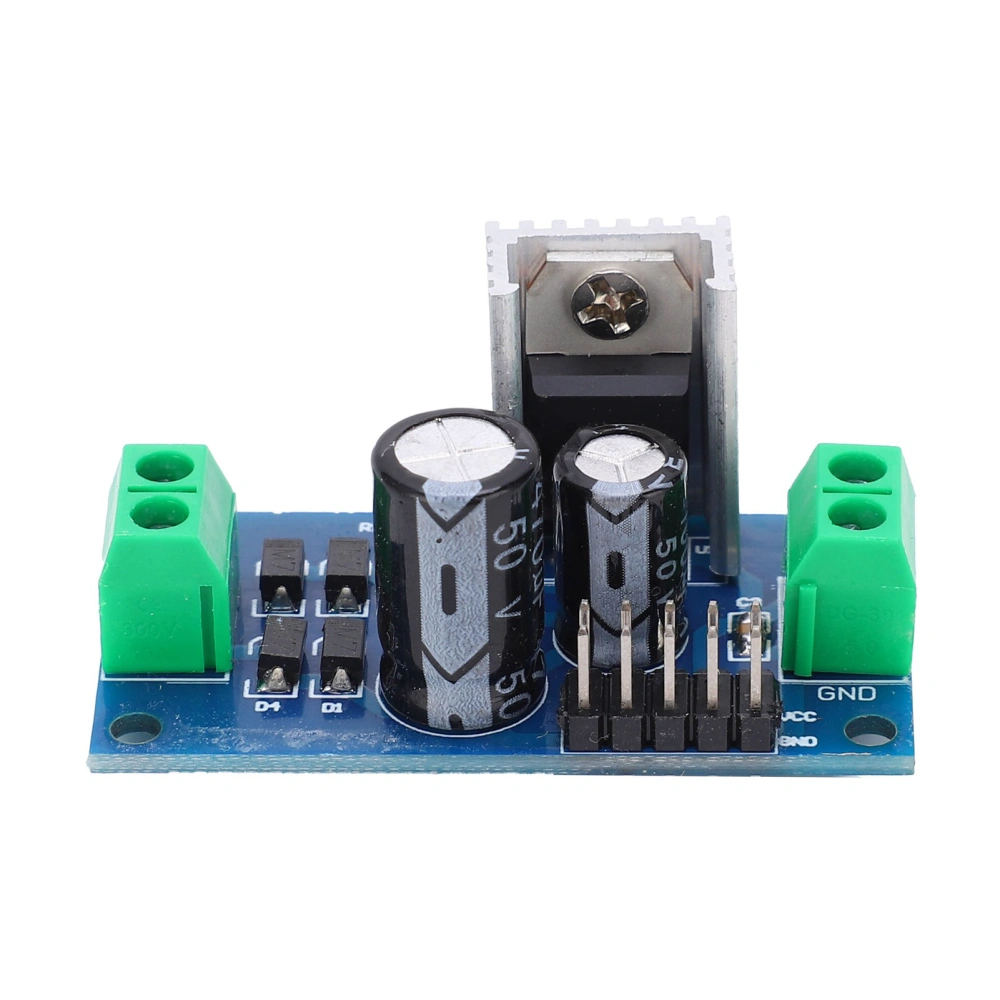 Stabilized Power Supply Module 3‑Ends PCB for Voltage Stabilization 12V 1.2A L7812 LM7812