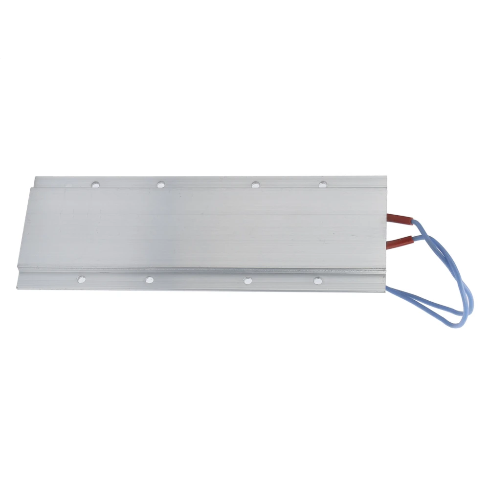 PTC Heating Element Aluminum Shell Ceramic Insulated Heater Plate with Mounting Hole AC220V