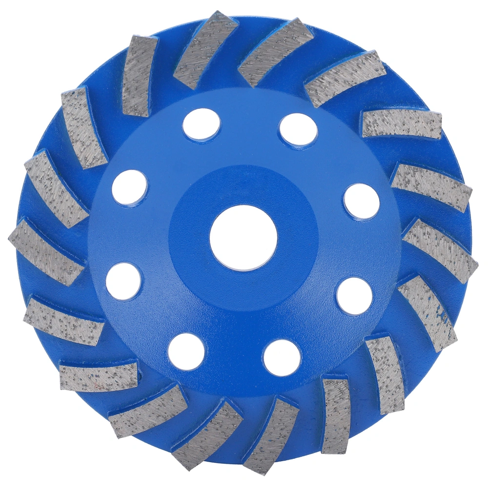 Diamond Grinding Wheel Cup 18 Teeth Blue 150mm for Sanding Concrete Stone Cement