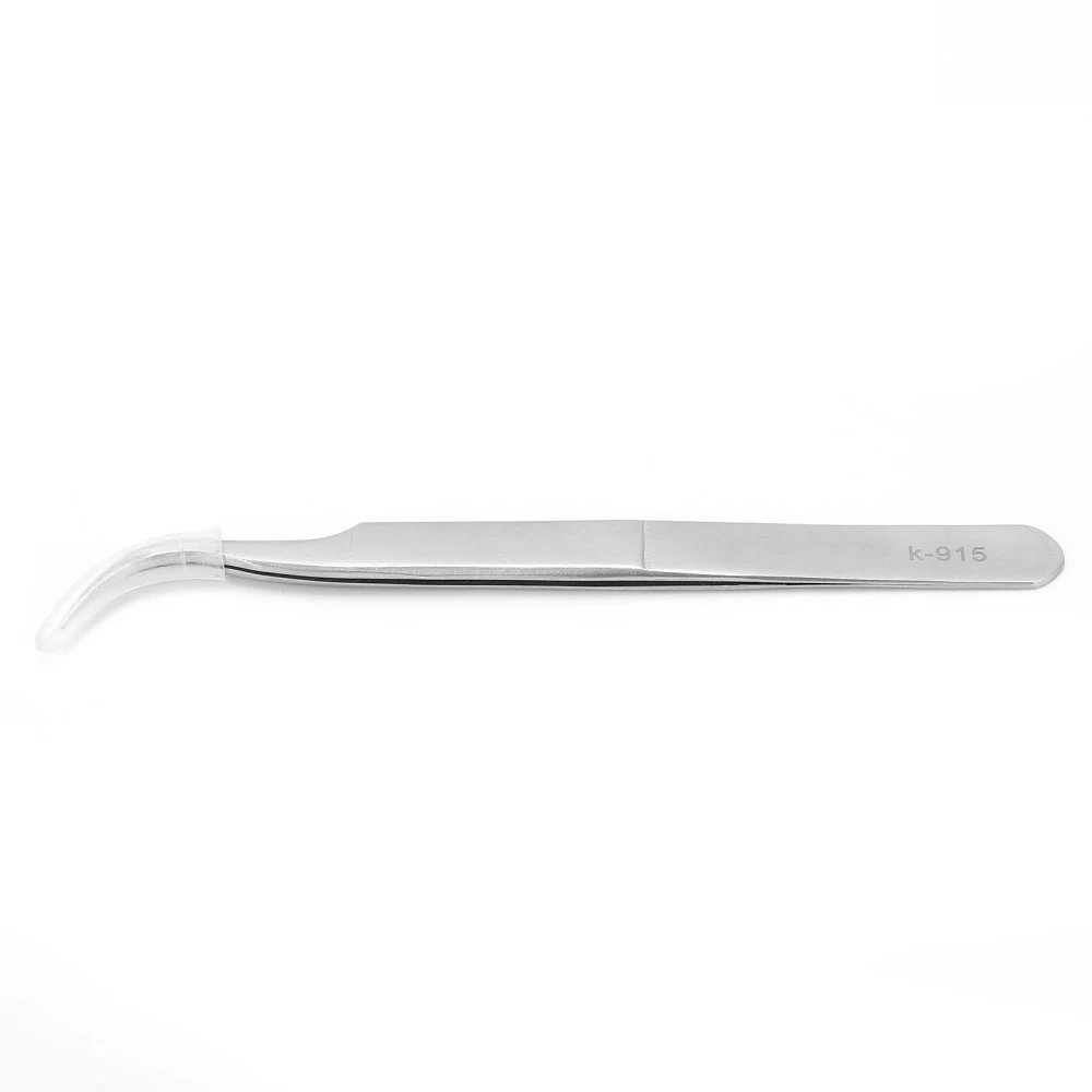 AntiStatic Tweezers Stainless Steel Curved Tweezers for Cell Phone Repair