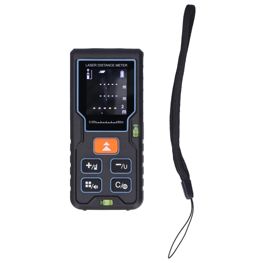 S60 Laser Rangefinder with Backlight Handheld Electronic Infrared Distance Meter 0.05‑60m