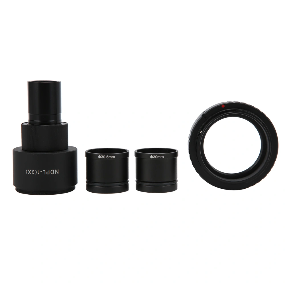 Biology/Stereo Microscope Lens Digital Camera Mount Adapter Ring 2X Microscope Accessory