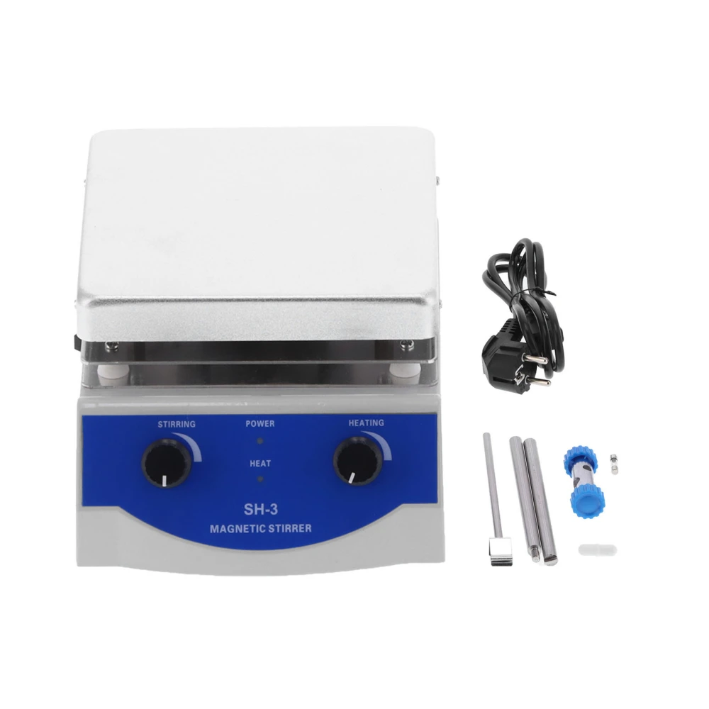 SH‑3 3000ml Laboratory Magnetic Stirrer with Constant Temperature Heating Physical MachineEU Plug 220V