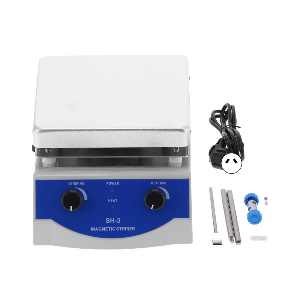 SH‑3 3000ml Laboratory Magnetic Stirrer with Constant Temperature Heating Physical MachineAU Plug 220V