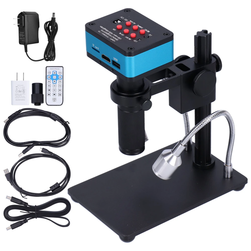 4K CMOS Digital Industrial Microscope Camera CMount Video Microscope Camera AC100240V