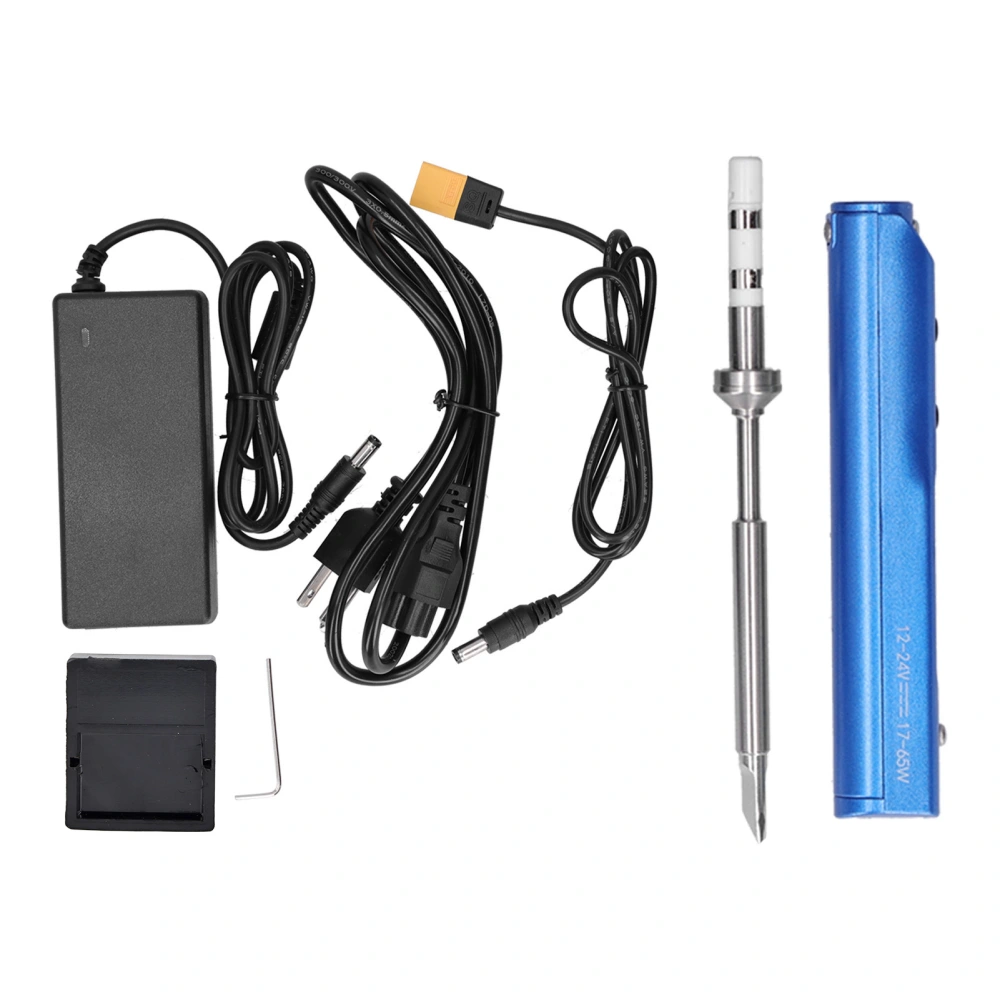 Soldering Iron Kit Mini Weldering with 19V Power Supply Adapter SQ‑001 100‑240V