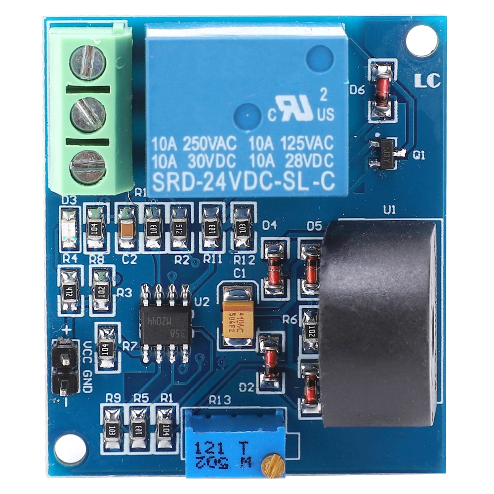 Overcurrent Protection Sensor Module AC Current Detection 24V Relay 5A 20Hz~400Hz