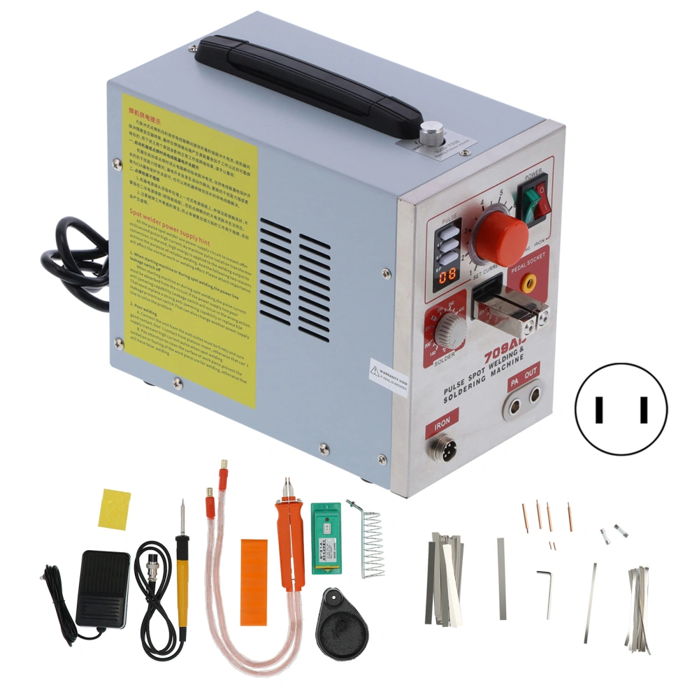 Spot Welder 3.2kw HandHeld LED Digital Display Welding Pen Machine 18650 Battery SUNKKO709AD