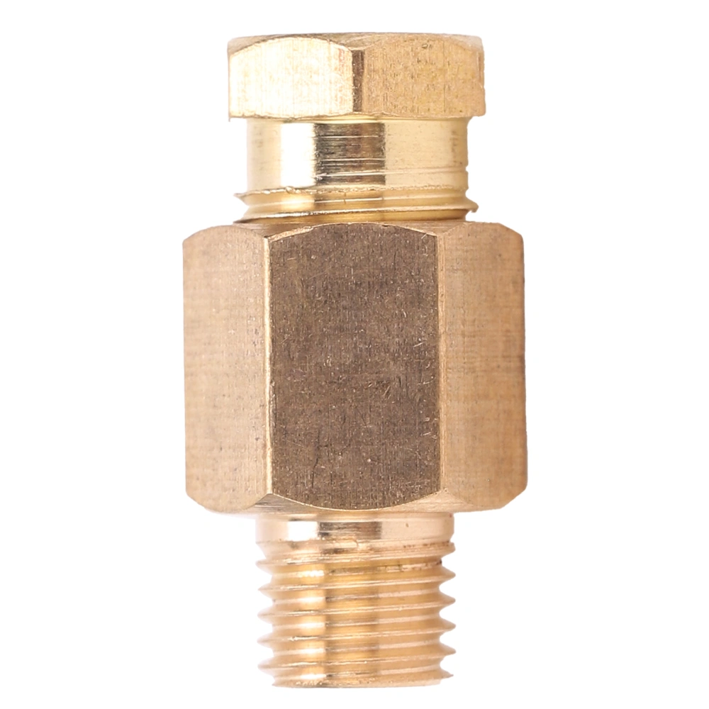 Brass Fitting Straight Through Threaded Pipe Connection Nipple Industrial Joint Supplies(PD608 )