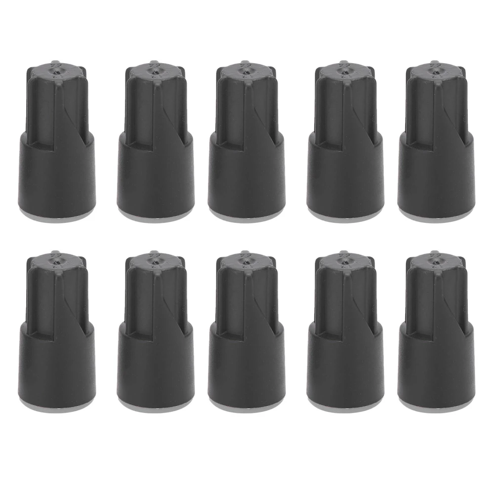 10pcs Waterproof Electrical Wire Connector Cap Wiring Cap for Landscape Lighting Black