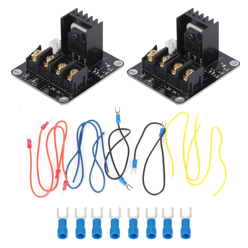 2Pcs 3D Printer Hot Bed Module MOS Tube Power Expansion Board Heating Control High Current Load