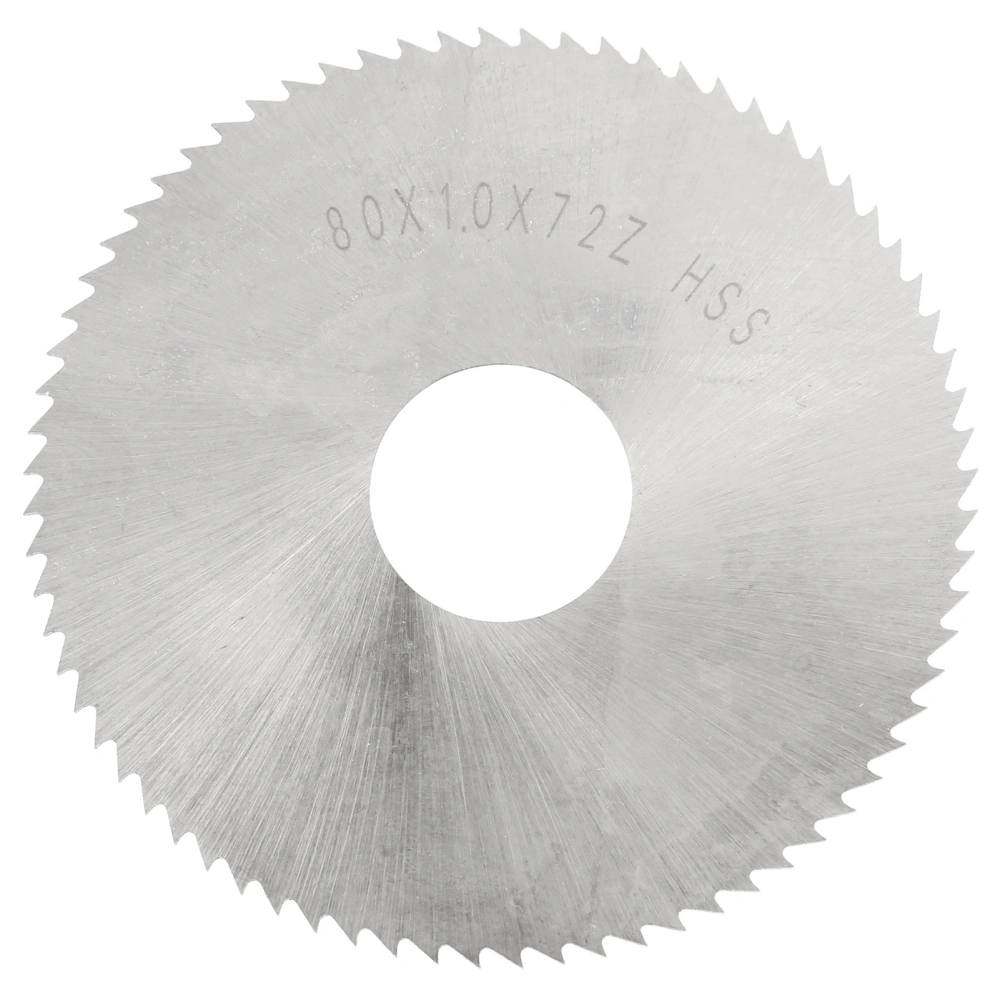 72Teeth Cutting Disc HighSpeed Steel Circular Milling Blade Woodworking Accessory