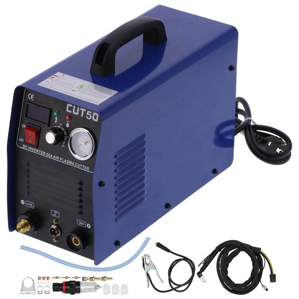 Plasma Cutter Inverter DC LCD Digital Thick Metal Plate Cutting Machine Accessories CUT50EU Plug 220V