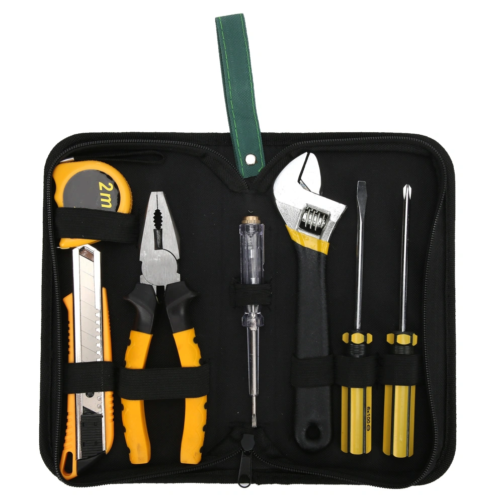 Hardware Tool Kit Screwdriver Wrench Pliers Electric Pen Tape Measure Knife Repair Set