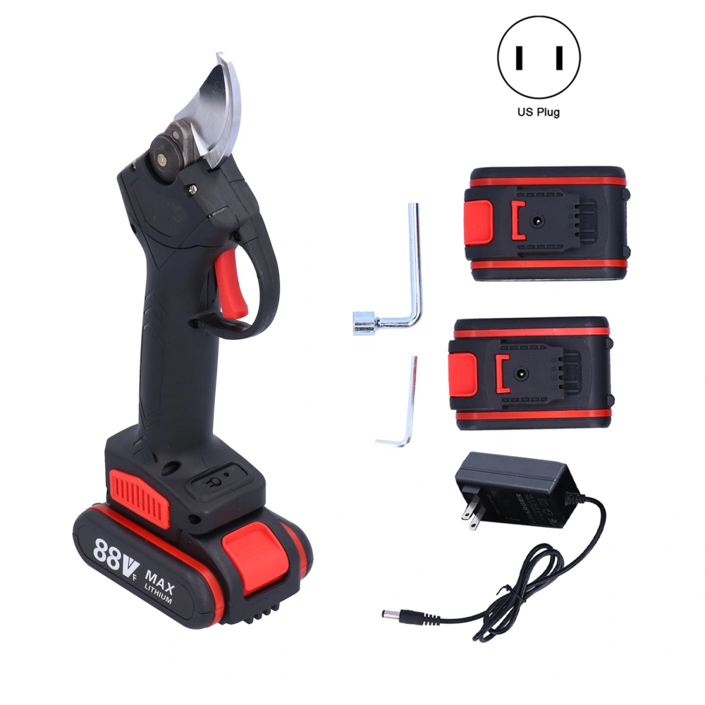 Electric Pruning Shear Branch Cutter Pruner Professional Cordless with Storage Box AC100‑240VUS Plug