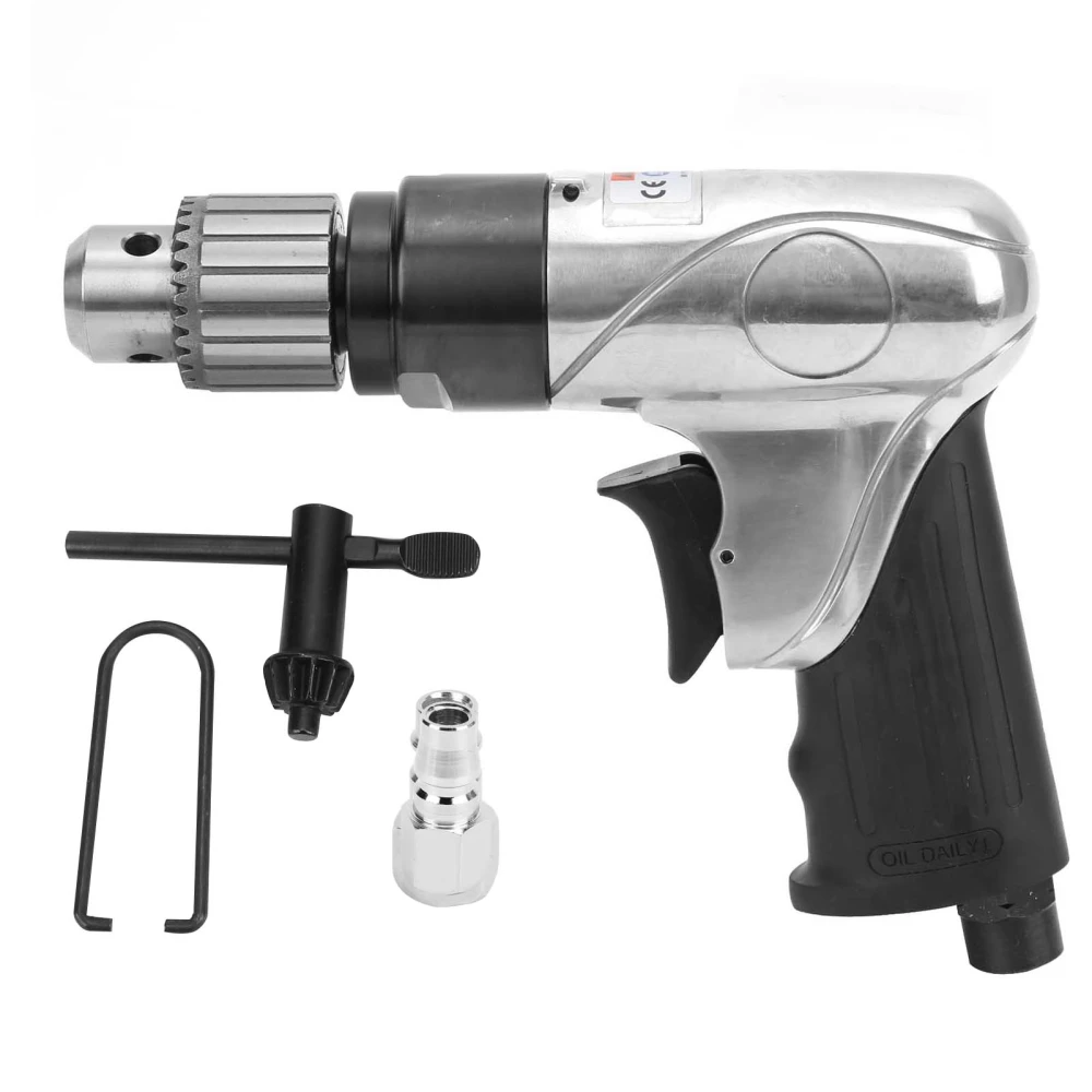 Air Drill Pistol Type Pneumatic CW CCW Industrial Wood Drilling Machine 3/8 10mm KP‑552HJapanese Style