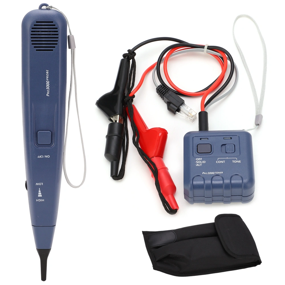 Network Cable Tester Handheld Telephone Line Finder Audio Generator Cable Detector Locator