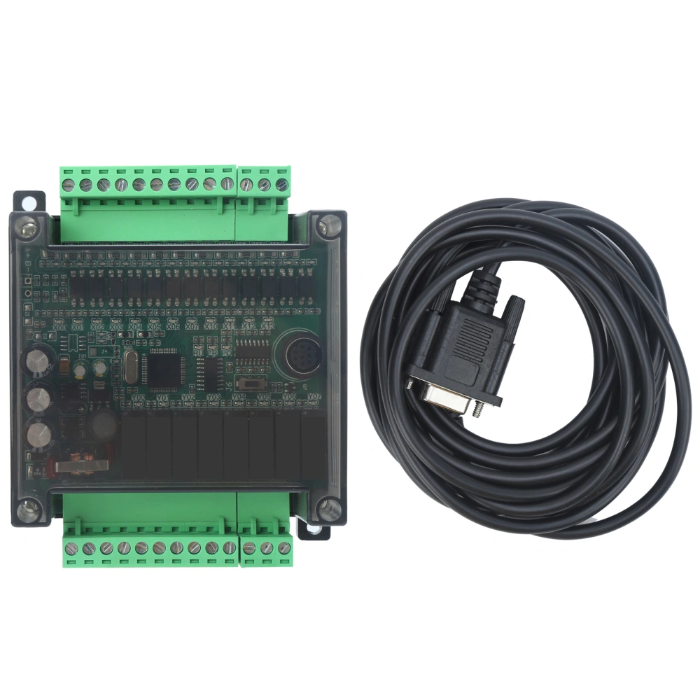 PLC Board Programmable Controller Industrial Control Module with DVP Cable 2N 1N 20MRWith Shell With 485 Communication