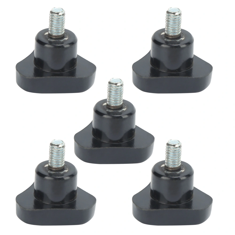 5Pcs Knob Bolt Lathe Hand Grip Twist Knob Nut Screw Triangle Locking Handle HardwareM6x32x10